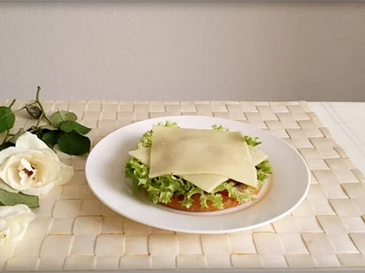 Rezept: XXL Burger mit Lollo Rosso Salat und....nach Art des Hauses Bild Nr. 990 XXL Burger mit Lollo Rosso Salat und....nach Art des Hauses - Rezept - Bild Nr. 990