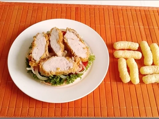 Rezept: Chickenburger selber machen Bild Nr. 1009 Chickenburger selber machen - Rezept - Bild Nr. 1009