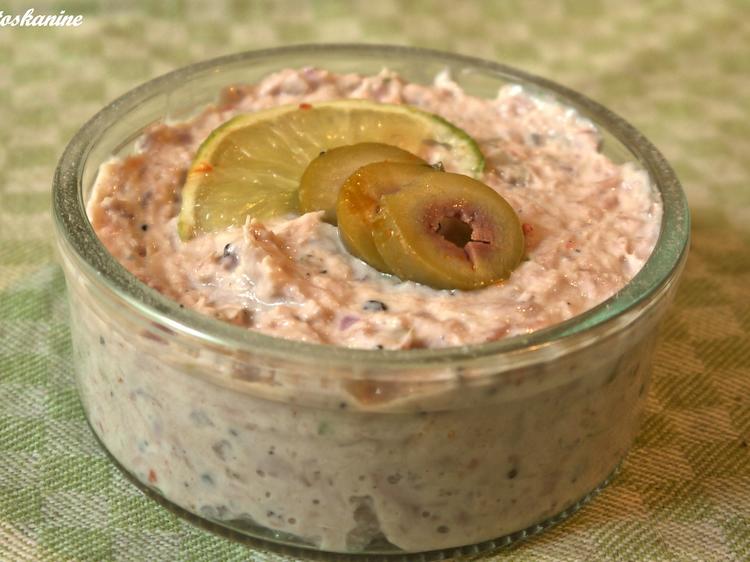 Scharfe Thunfischcreme - einfach - 63 kcal/100g Scharfe Thunfischcreme - einfach - 63 kcal/100g