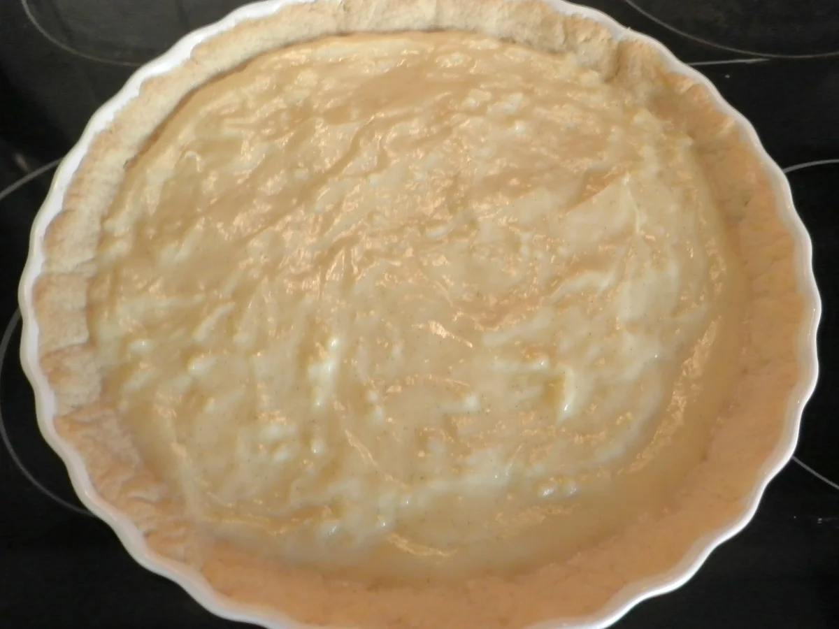 Mirabellen auf einem Bett von Vanillepudding .. zugedeckt mit knusprigen Zimtstreuseln - Rezept - Bild Nr. 1067