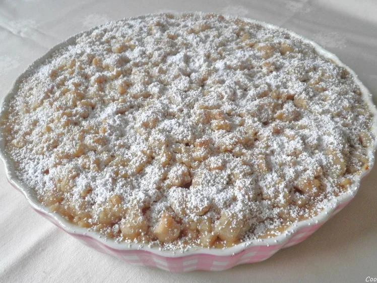 Mirabellen auf einem Bett von Vanillepudding .. zugedeckt mit knusprigen Zimtstreuseln - Rezept - Bild Nr. 1075