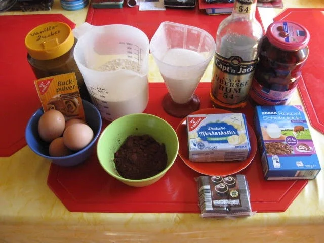 Kirsch - Schokoladen Kuchen - Rezept - Bild Nr. 1060