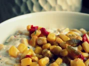 Mais-Salat mit Sauerrahm-Dressing - Rezept - Bild Nr. 1067