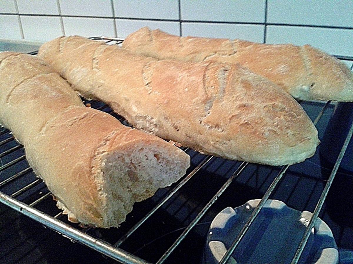 Bilder für Baguette mit Weizenmehl Typ 550 und Salz - Rezept