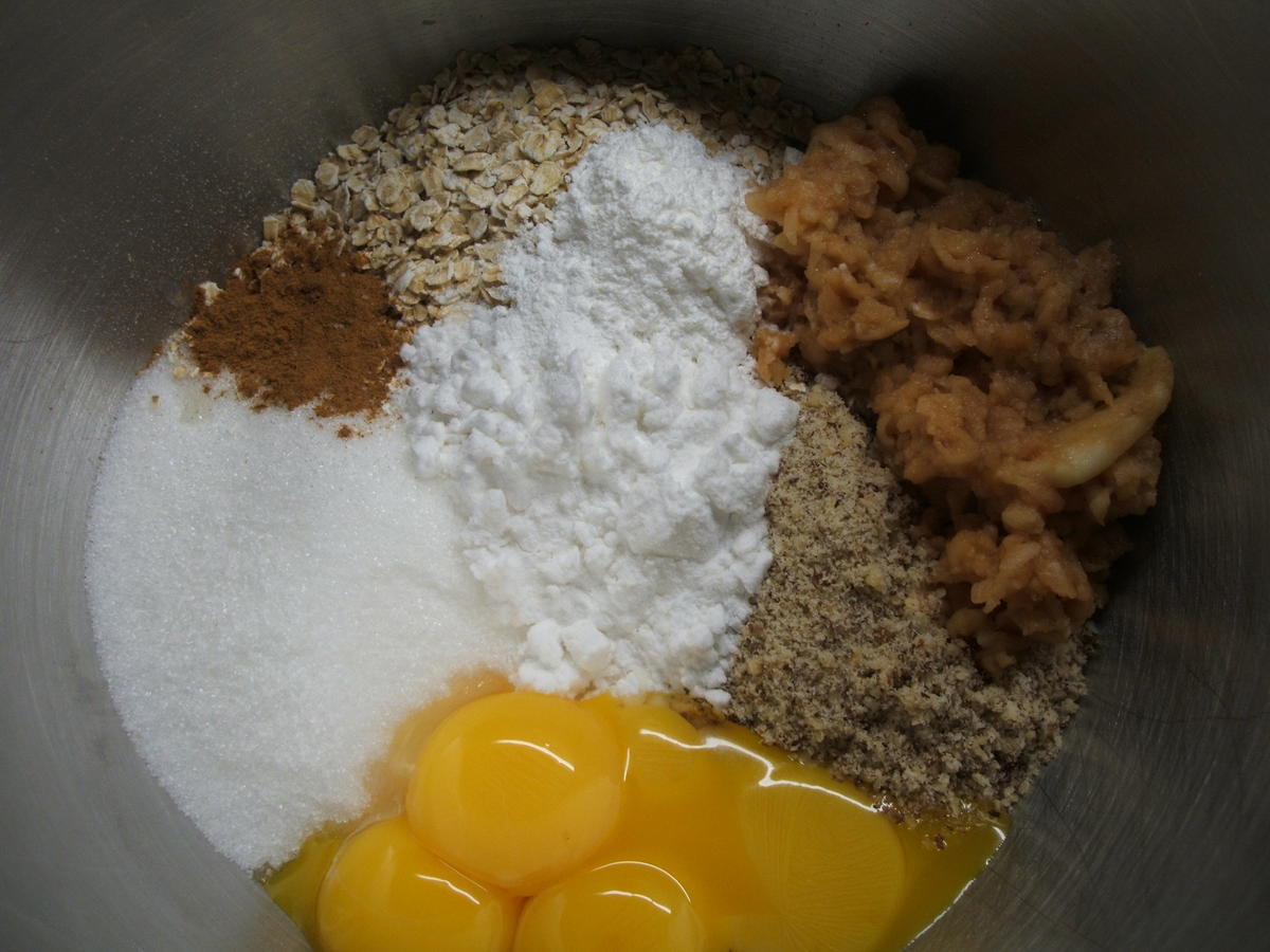 Backen: Apfel Nuss Kuchen - einfach - von lunapiena