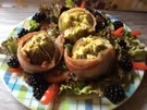 Gebackene Feigen mit Frischkäse auf gemischten Salat - Rezept - Bild Nr. 1069