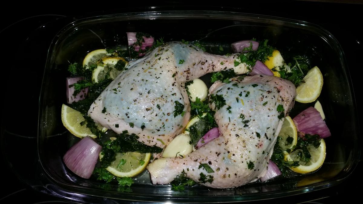 Zitronen-Kräuter-Huhn - Rezept - Bild Nr. 1070