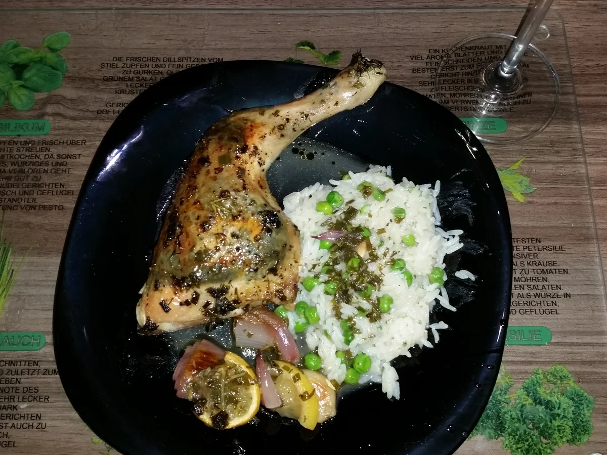 Zitronen-Kräuter-Huhn - Rezept - Bild Nr. 1071