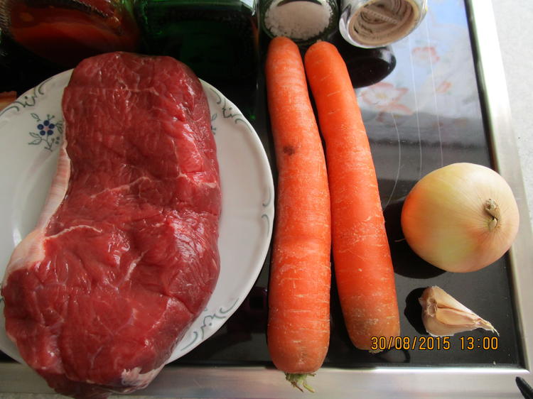 Rindfleisch asiatische Art mit Basmatireis - einfach - von federkiel