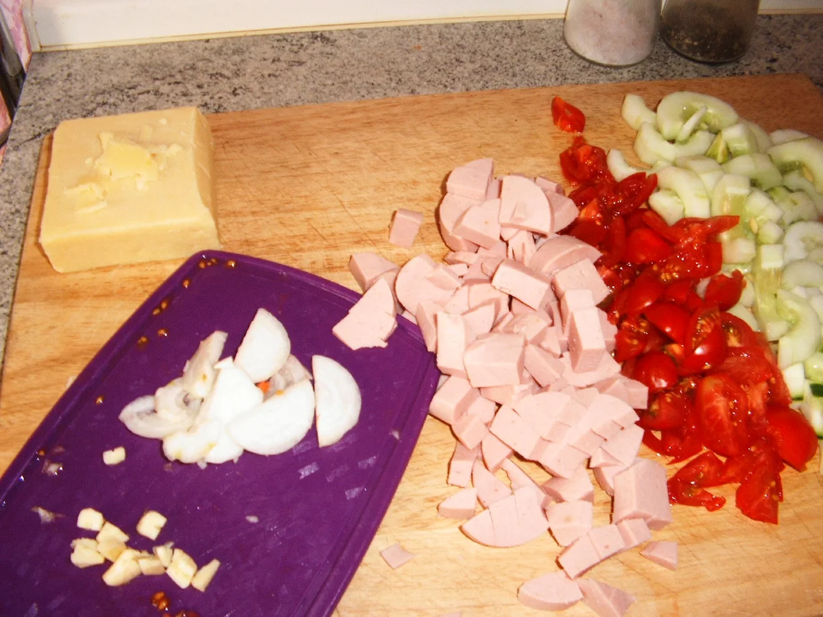 Farfalle mit Gurken und Tomaten - Rezept - Bild Nr. 1073