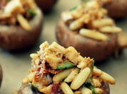 Mediterran gefüllte braune Champignions - Rezept - Bild Nr. 1474