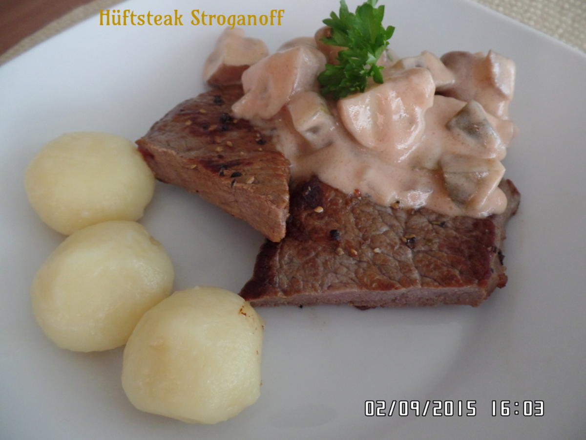 Bilder für Hüftsteak Stroganoff - Rezept