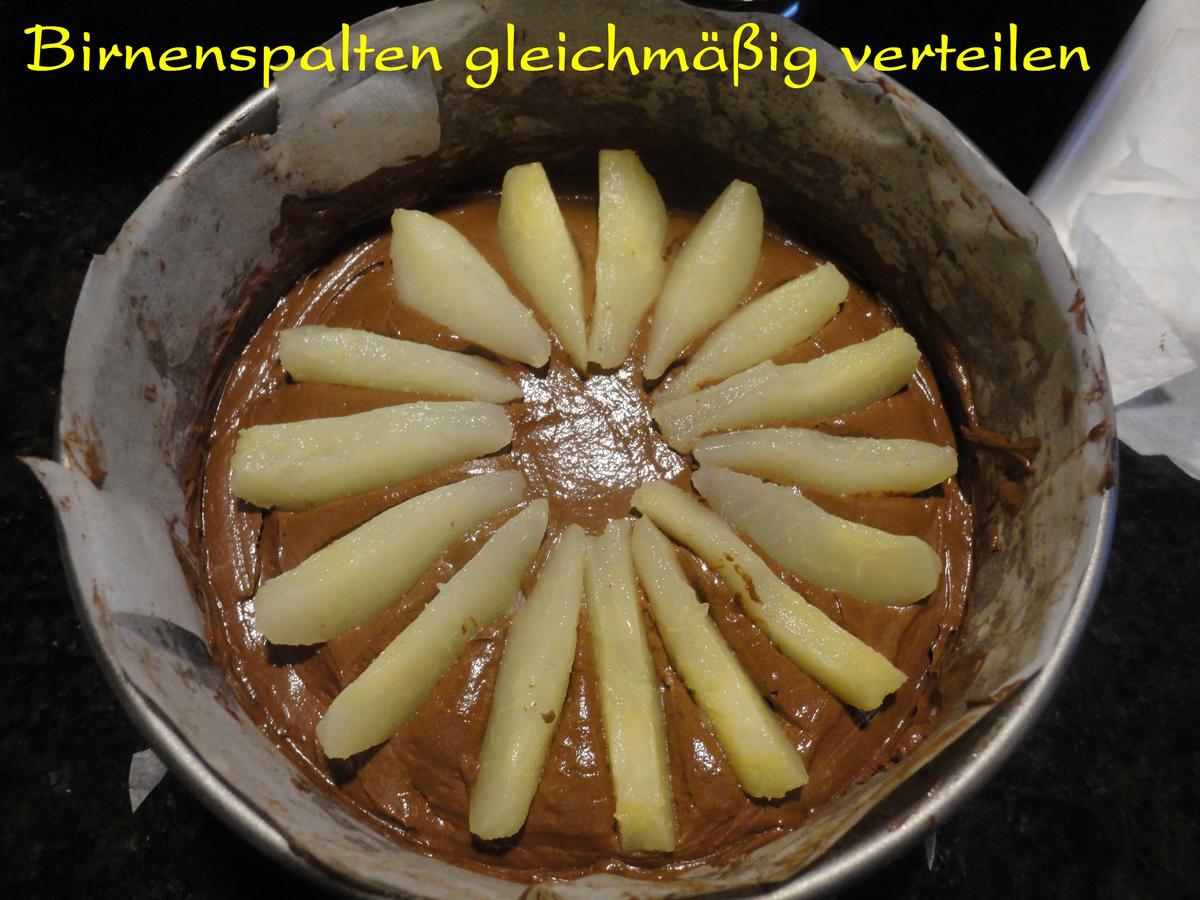 Schokolade - Birnen Torte - Rezept - Bild Nr. 1090