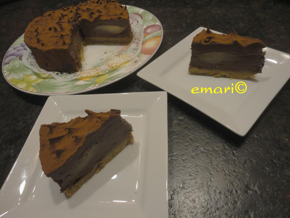Schokolade - Birnen Torte - Rezept - Bild Nr. 1095