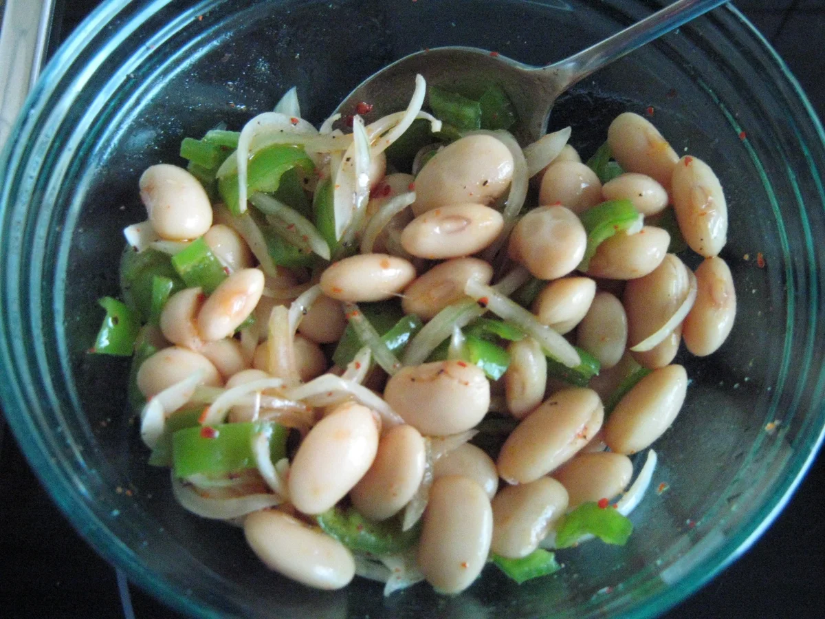 Türkischer Bohnensalat - Piyaz - Rezept - Bild Nr. 1077