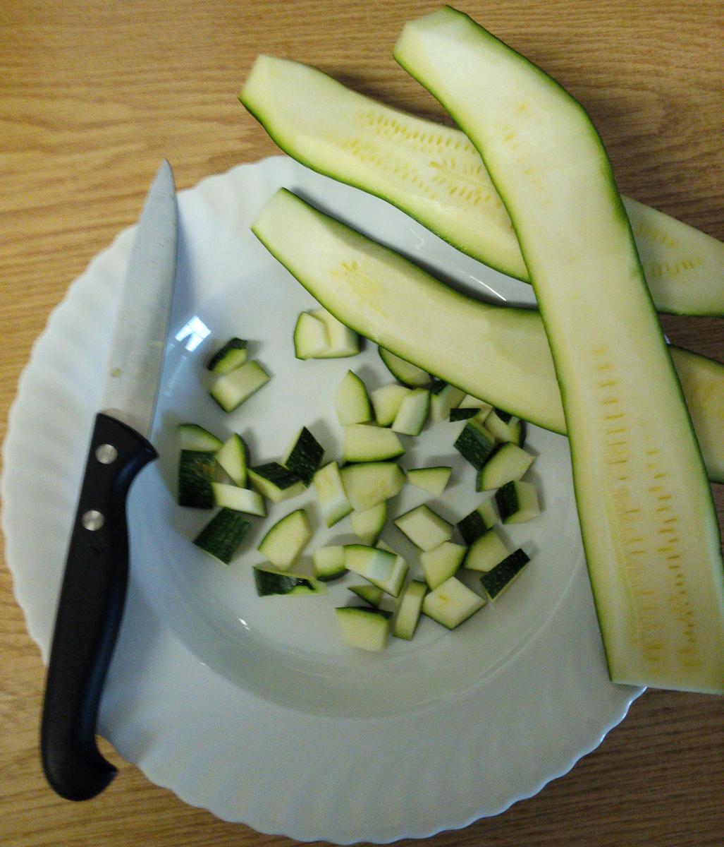 Zucchini Kassler Nudel Pfanne - Rezept - Bild Nr. 1077