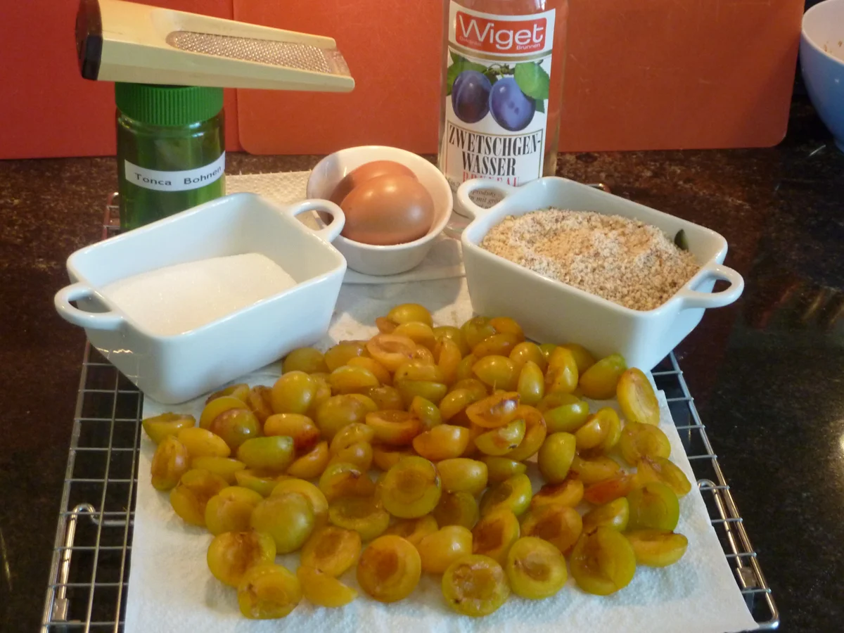 Rezept: Mirabellen - Tarte mit Mandeln Bild Nr. 1080 Mirabellen - Tarte mit Mandeln - Rezept - Bild Nr. 1080