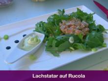 Lachstatar auf Rucolasalat in Senfsoße (Oliver Mösch) - Rezept - Bild Nr. 1080