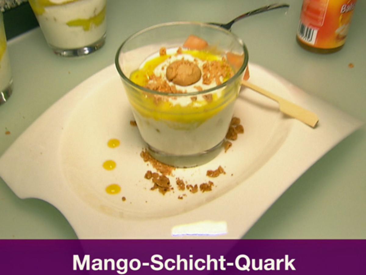 Bilder für Quark-Schicht mit Mango (Oliver Mösch) - Rezept