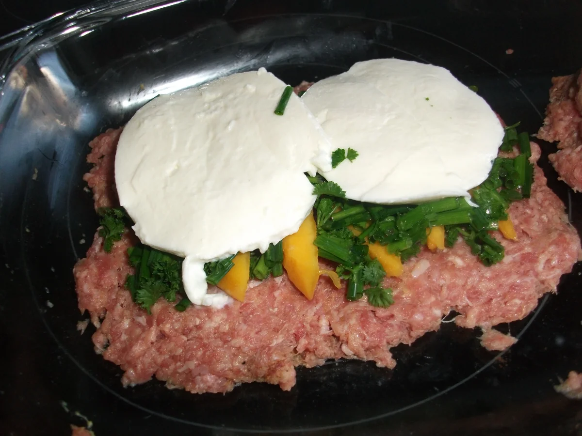 Gefüllter Hackbraten Low Carb - Rezept - Bild Nr. 1082