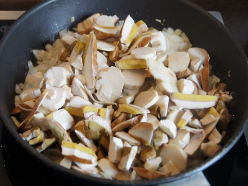 Spaghetti mit Rahmsteinpilzen - Rezept - Bild Nr. 1087