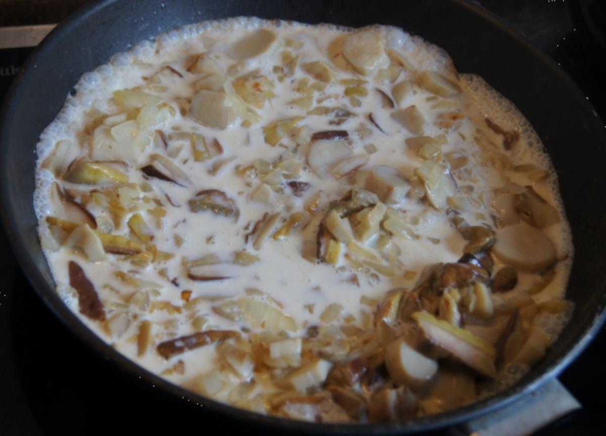 Spaghetti mit Rahmsteinpilzen - Rezept - Bild Nr. 1088