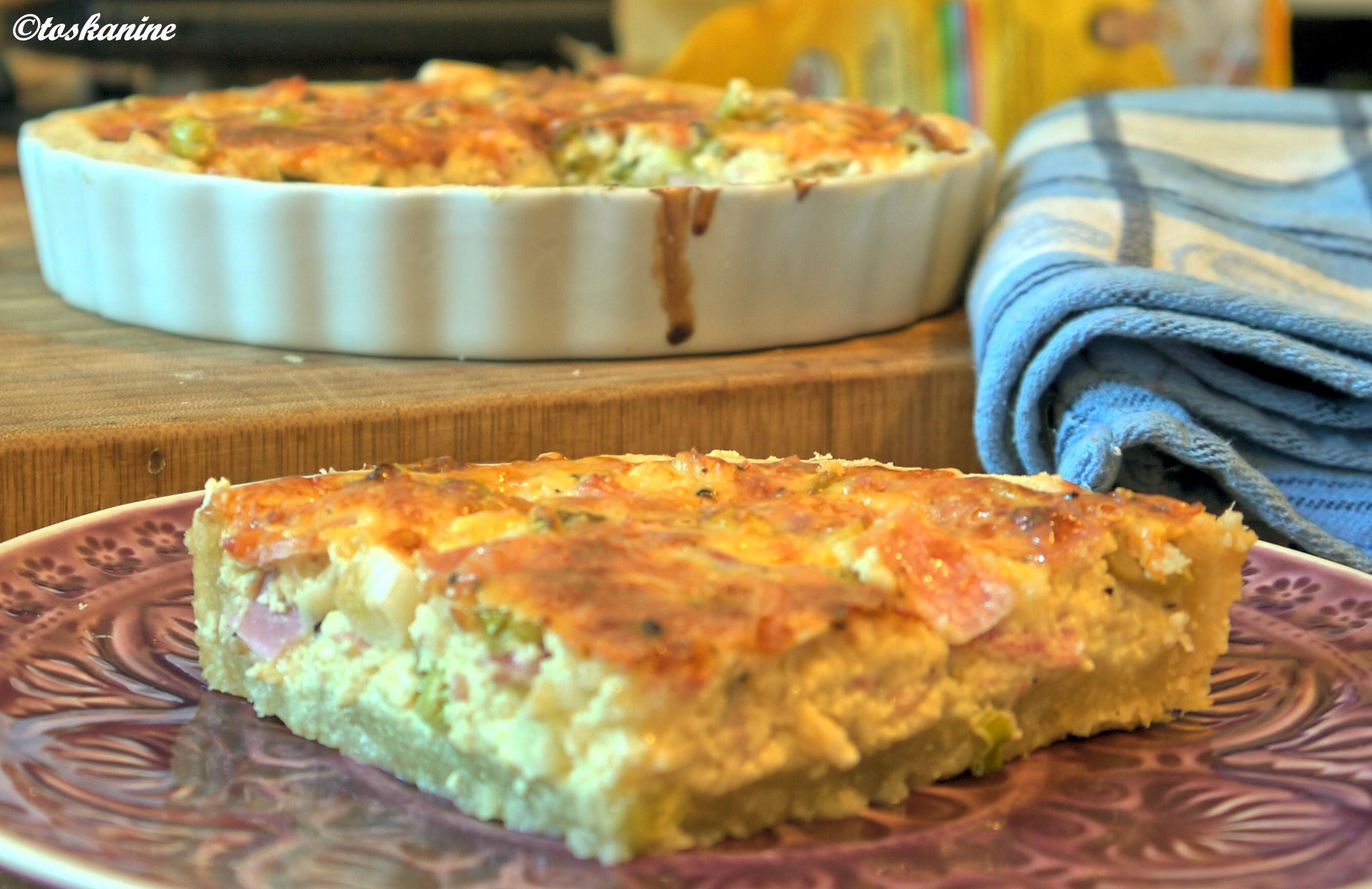 Bilder für Frühlingszwiebel-Käse-Quiche - Rezept