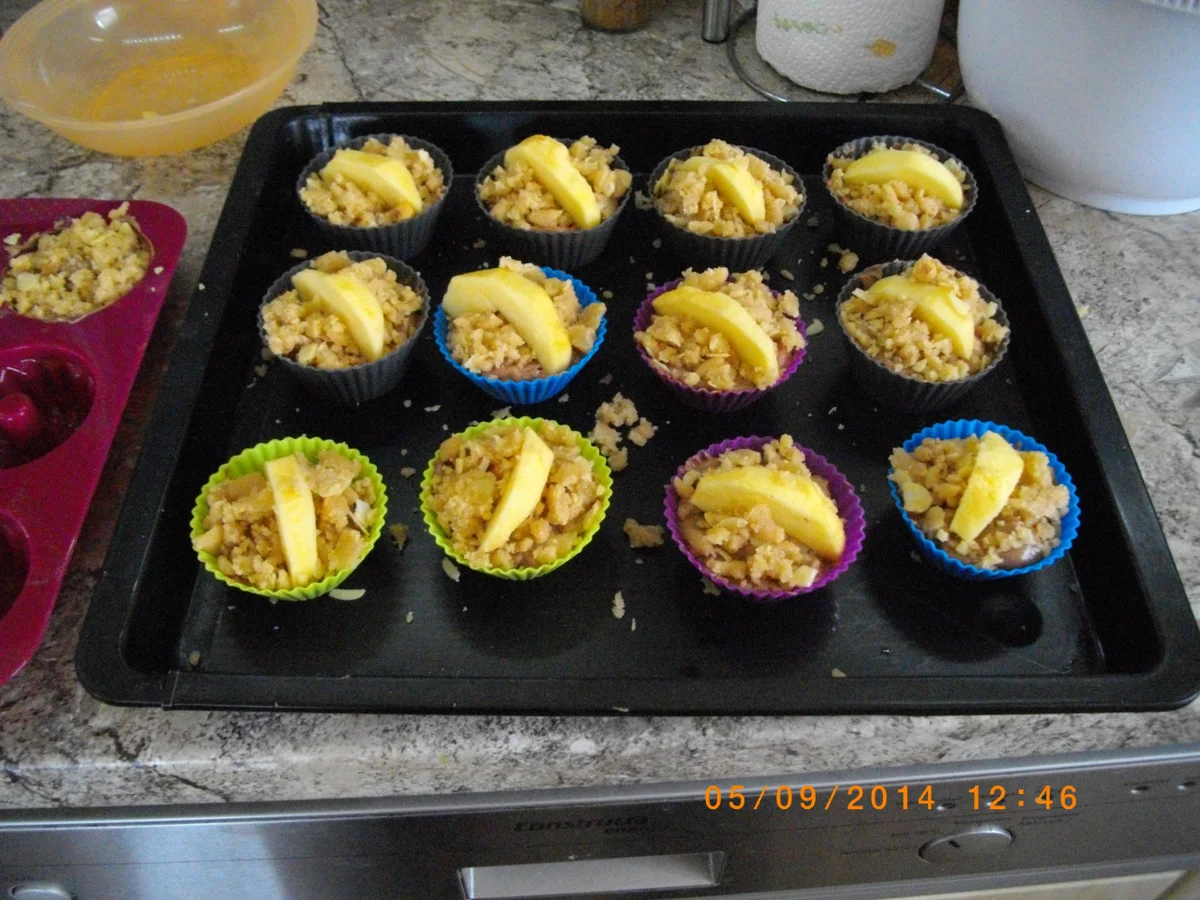 Apfel Mandel Muffins - Rezept - Bild Nr. 1100