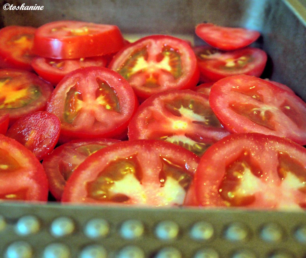 Koteletts auf geschmorten Tomaten - Rezept - Bild Nr. 1134