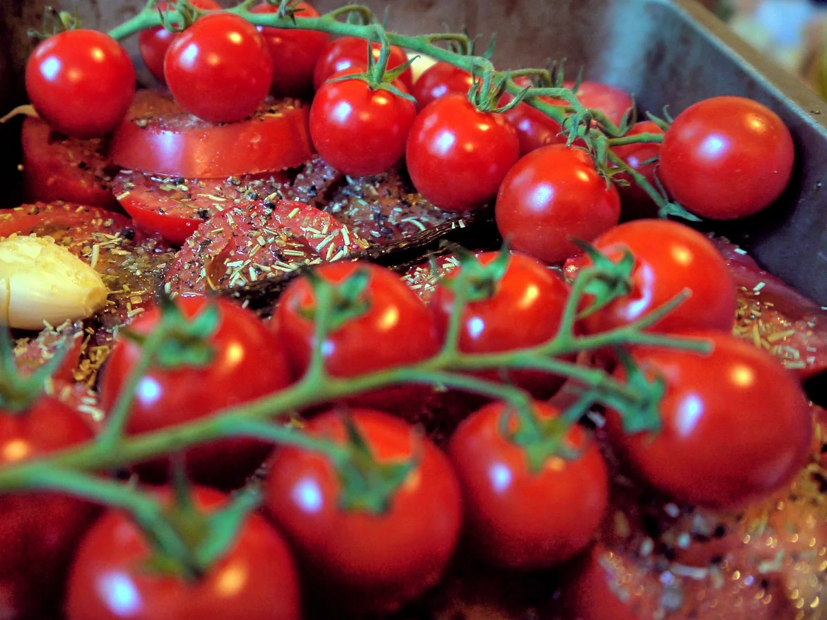 Rezept: Koteletts auf geschmorten Tomaten Bild Nr. 1136 Koteletts auf geschmorten Tomaten - Rezept - Bild Nr. 1136