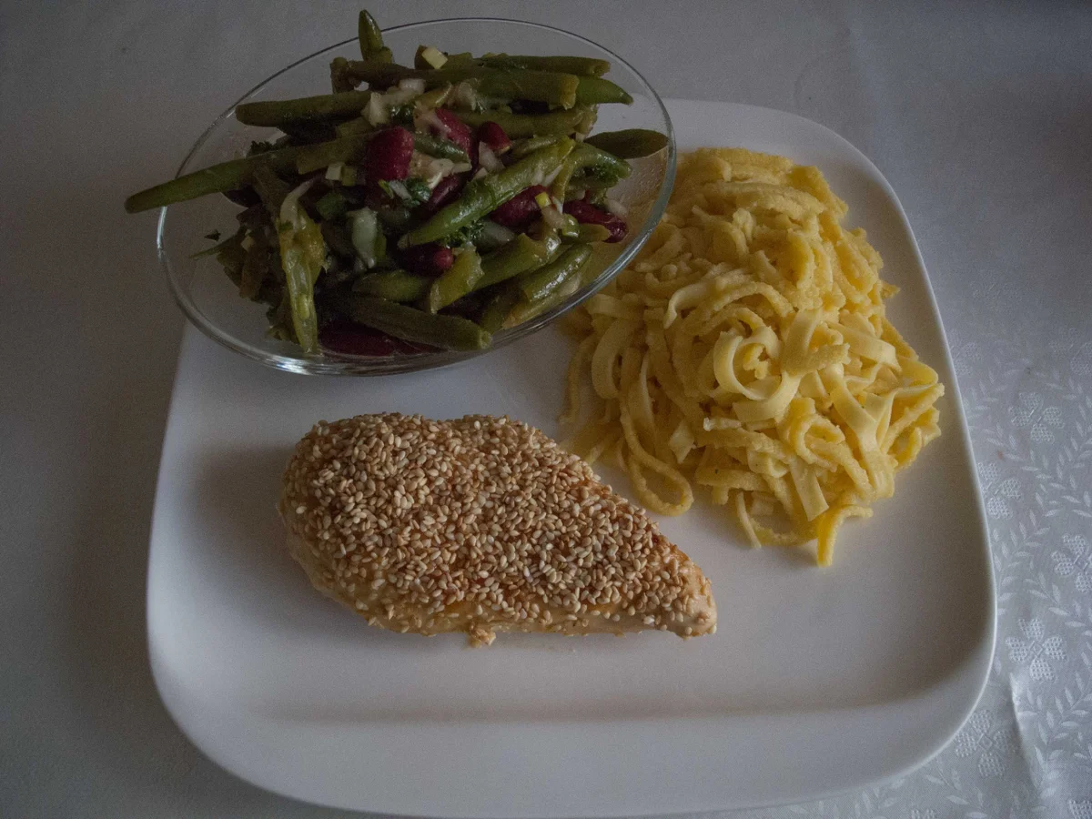 Sesam-Hähnchenbrustfilet - Rezept - Bild Nr. 1281