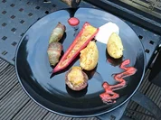 Jalapeno, Champions, Spitzpaprika mit Käse und Zwiebeln gefüllt, Kräuterdrillinge - Rezept - Bild Nr. 1146