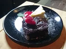 Brownies auf Himbeerspiegel mit Panna Cotta Vanilleeis - Rezept - Bild Nr. 1146