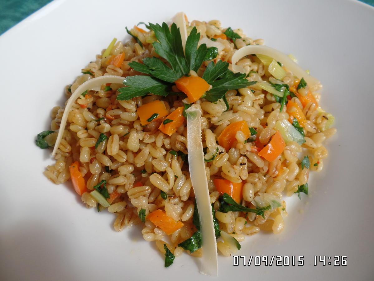 Eblysotto Risotto mal aus Hartweizenkörner ... - Rezept mit Bild ...