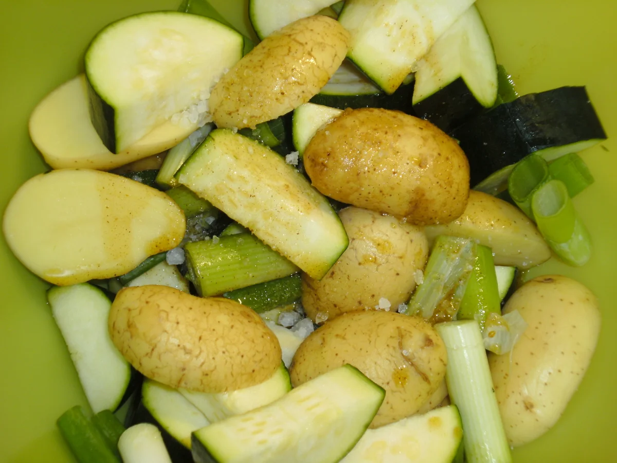 Rezept: Hähnchen Brust gefächert und gefüllt mit Speck und Käse Bild Nr. 1175 Hähnchen Brust gefächert und gefüllt mit Speck und Käse - Rezept - Bild Nr. 1175