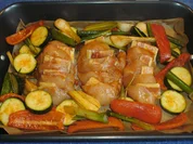 Hähnchen Brust gefächert und gefüllt mit Speck und Käse - Rezept - Bild Nr. 1480