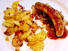 Bratkartoffeln mit Currywurst ... - Rezept - Bild Nr. 1190