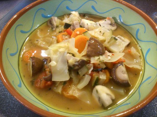 LOW CARB- Gemüse-Champignon-Eintopf - Rezept