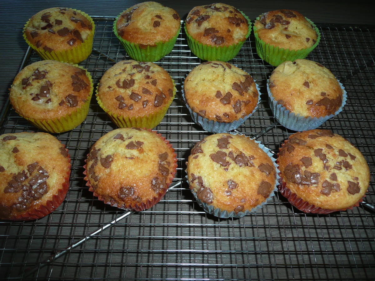 Birnen Muffins 12 Stück - einfach - 241 kcal/100g