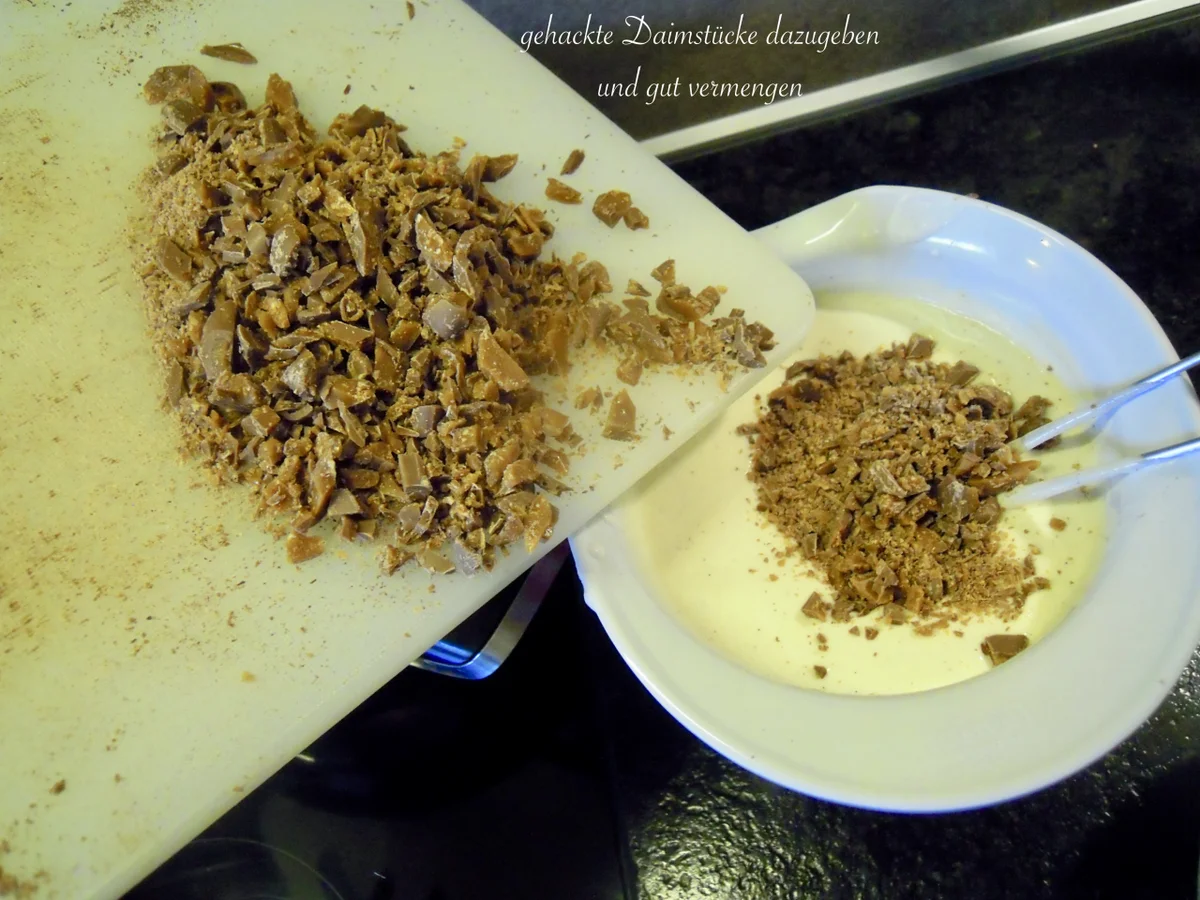 Schwedische Eisbombe mit  "Daim" - Rezept - Bild Nr. 3066