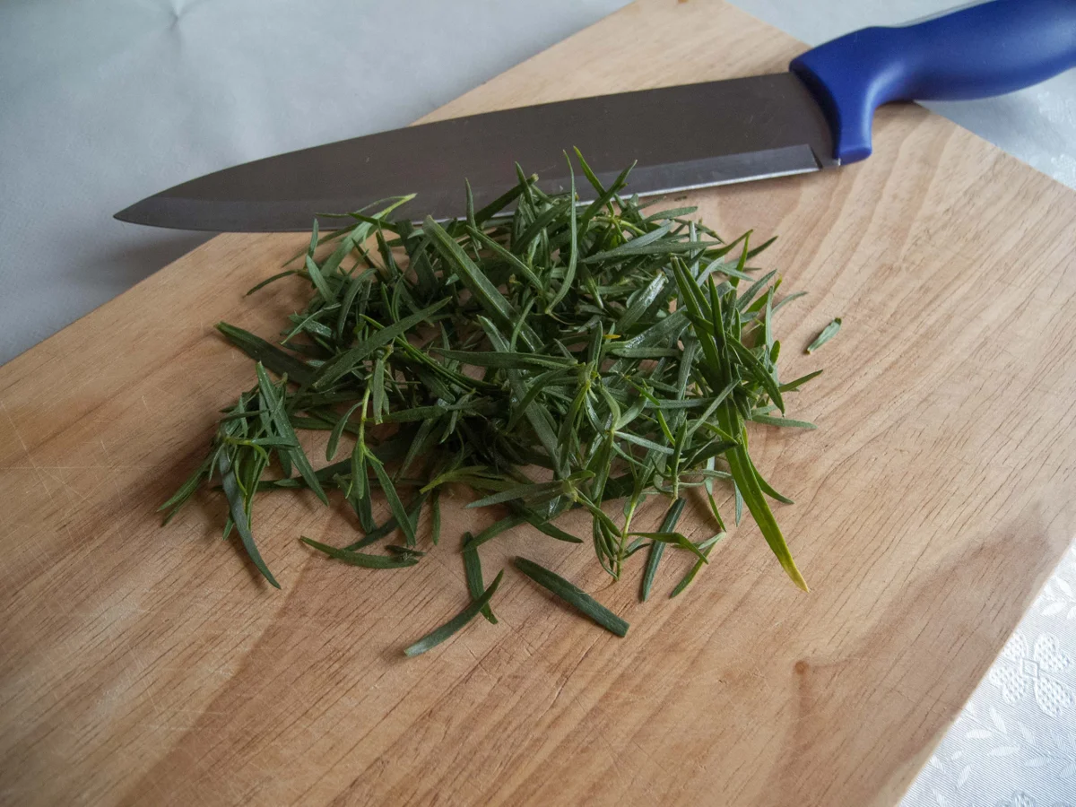 würziger Schweinenacken mit Senfdecke mit Gemüse und Gestubberten - Rezept - Bild Nr. 1371