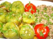 Gefüllte Paprika und Tomaten - Rezept