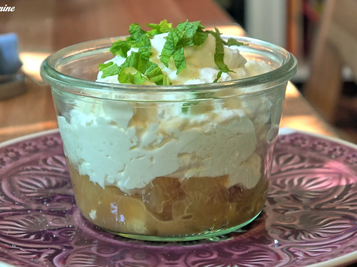 Rezept: Beschwippstes Apfel-Ricotta-Dessert Bild Nr. 1280 Beschwippstes Apfel-Ricotta-Dessert - Rezept - Bild Nr. 1280