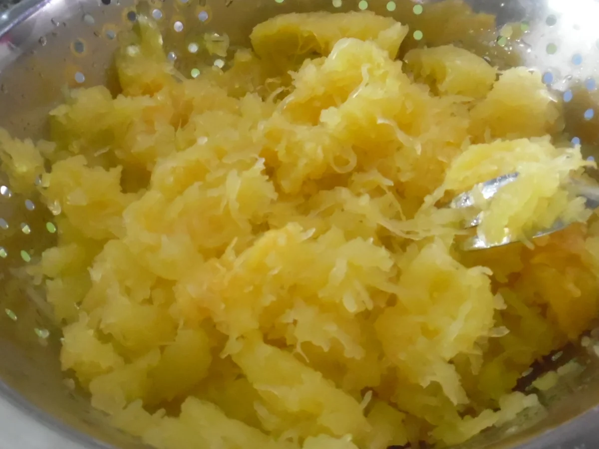 Rezept: Cabello de Àngel...... Engelshaar Bild Nr. 1289 Cabello de Àngel...... Engelshaar - Rezept - Bild Nr. 1289