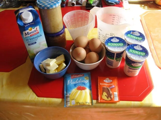 Apfelkompott Kuchen mit Schmand - Rezept - Bild Nr. 1281