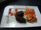 FASCHIERTES AM SPIESS MIT ROHKOSTSALAT - Rezept - Bild Nr. 1344