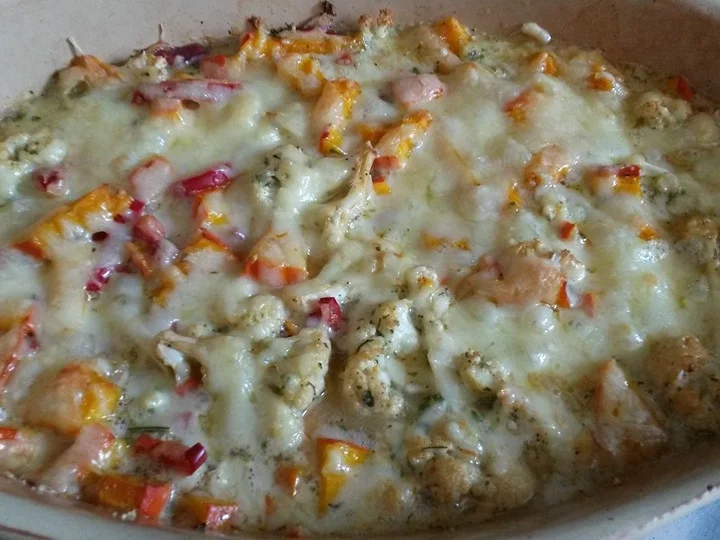 Rezept: Kürbis - Gemüse - Auflauf Bild Nr. 1345 Kürbis - Gemüse - Auflauf - Rezept - Bild Nr. 1345