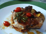 Kotelett mit Frischkäse-Tomatenfüllung - Rezept - Bild Nr. 1351