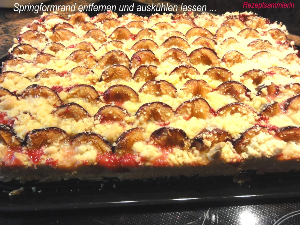 Mürbeteig:   ZWETSCHGEN CRUMBLE - Rezept - Bild Nr. 1402