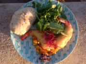 Orientalische Linsen mit Espuma, Black Cod und Sauerrahmeiscreme - Rezept - Bild Nr. 1344